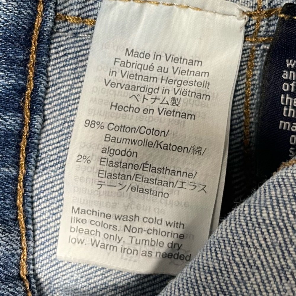 Madewell Women’s 30 Slim Straight Jeans Distressed Button-Front Edition - Picture 13 of 16